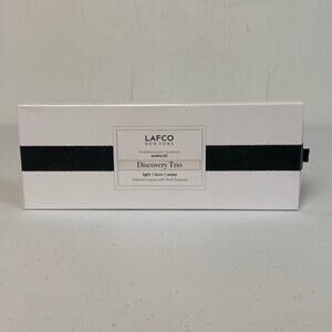 Lafco NY Discovery Trio Essential Oil Soy Luxury Fragrance Candle Set NIB